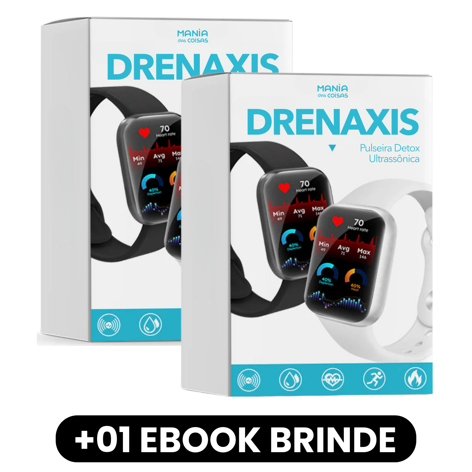 DRENAXIS - Pulseira Detox Ultrassônica