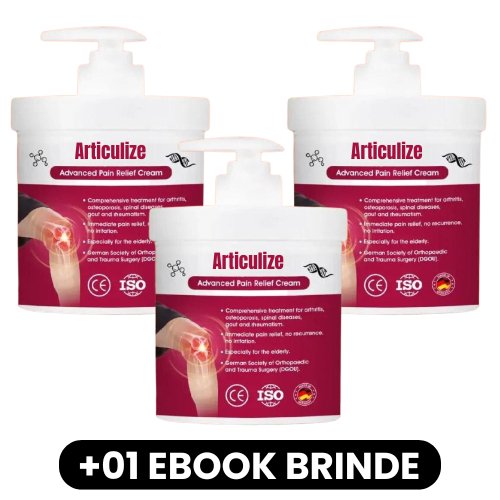 Articulize - Creme para Alívio da Dores e Cicatrização Óssea - Mania das CoisasArticulize - Creme para Alívio da Dores e Cicatrização ÓsseaMania das Coisas