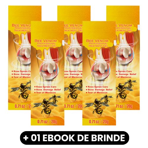 Bee Venom - Gel de Tratamento Profissional para Articulações - Mania das CoisasBee Venom - Gel de Tratamento Profissional para ArticulaçõesMania das Coisas