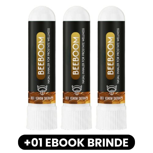 BeeBoom - Inalador Nasal para Bem - Estar da Próstata - Mania das CoisasBeeBoom - Inalador Nasal para Bem - Estar da PróstataMania das Coisas