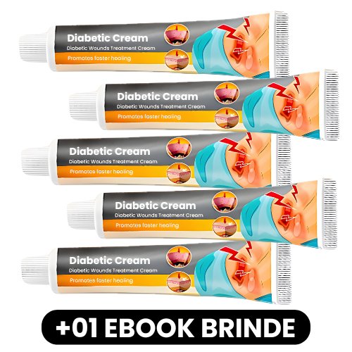 Diabetic Cream - Creme de Tratamento para Feridas - Mania das CoisasDiabetic Cream - Creme de Tratamento para FeridasMania das Coisas