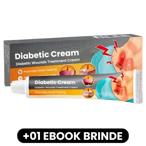 Diabetic Cream - Creme de Tratamento para Feridas - Mania das CoisasDiabetic Cream - Creme de Tratamento para FeridasMania das Coisas