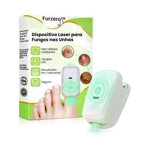 Furzero - Dispositivo Laser para Fungos nas Unhas - Mania das CoisasFurzero - Dispositivo Laser para Fungos nas UnhasMania das Coisas