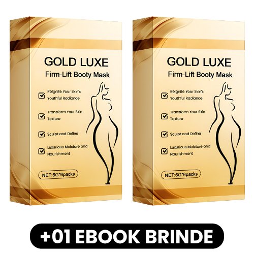 Gold Luxe – Máscara Anti Celulite - Mania das CoisasGold Luxe – Máscara Anti CeluliteMania das Coisas