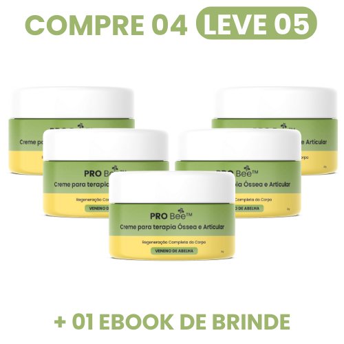 PRO Bee™ - Creme para terapia Óssea e Articular - Mania das CoisasPRO Bee™ - Creme para terapia Óssea e ArticularMania das Coisas