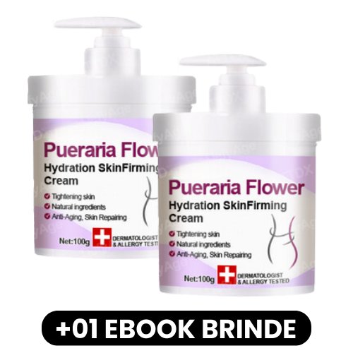 Pueraria Flower - Creme Firmador para Pele - Mania das CoisasPueraria Flower - Creme Firmador para PeleMania das Coisas