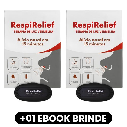 RespiRelief - Dispositivo de Terapia Nasal - Mania das CoisasRespiRelief - Dispositivo de Terapia NasalMania das Coisas