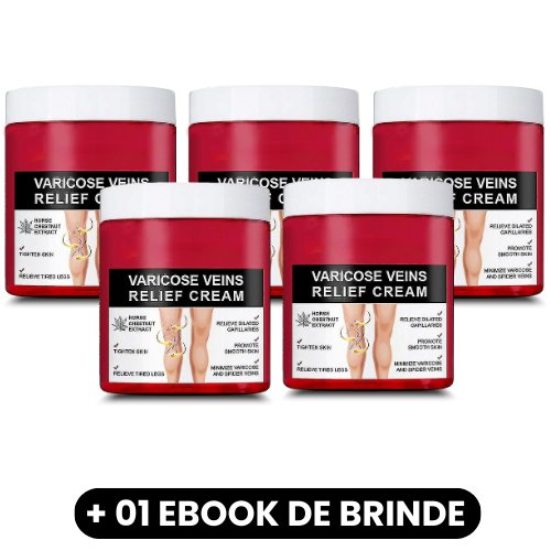 SkinClean - Creme De Alívio De Varizes - Mania das CoisasSkinClean - Creme De Alívio De VarizesMania das Coisas