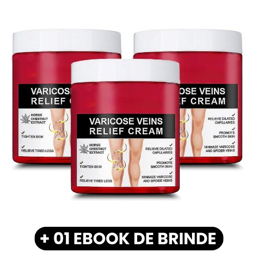 SkinClean - Creme De Alívio De Varizes - Mania das CoisasSkinClean - Creme De Alívio De VarizesMania das Coisas