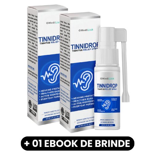 TinniDrop – Spray para Dores no Ouvido - Mania das CoisasTinniDrop – Spray para Dores no OuvidoMania das Coisas