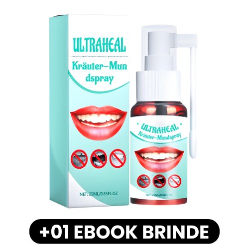 UltraHeal - Spray Bucal de Ervas Naturais - Mania das CoisasUltraHeal - Spray Bucal de Ervas NaturaisMania das Coisas