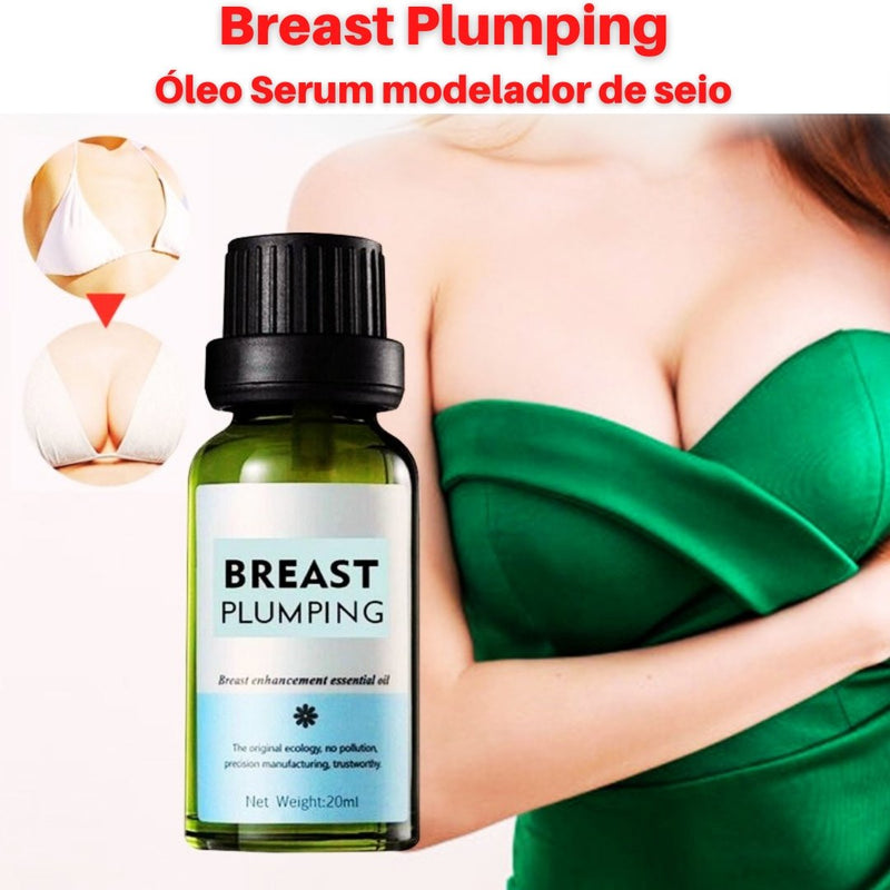 Breast Plumping - Óleo Serum modelador de seio + BRINDE - Mania das CoisasBreast Plumping - Óleo Serum modelador de seio + BRINDEMania das Coisas